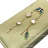 Nuevo Pulsera de Mariposa Azul de la Suerte Gruesa Chapada en Oro con Lapislázuli y Ágata Azul, Artesanía de Precisión CNC, Pulsera Chapada en Oro V 18K