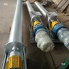 Transportador de Tornillo sin Fin de Acero Inoxidable 219 Alimentador de Tornillo Tubular Cemento Mortero Tipo U Vuelo de Tornillo sin Eje