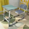 Mesas e cadeiras de aula de treinamento elevatórias, mesas e cadeiras de aula de reforço escolar, cadeiras duplas para alunos do ensino fundamental e médio, conjunto de mesa e cadeira individual para estudo