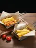 Nuevo Cesto Creativo con Taza para Salsa Cesta para Snacks Cesta para Papas Fritas Snacks de Bar Alitas de Pollo Pollo Frito Cesta para Pan Contenedor Plato