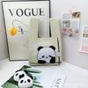 Sacolas de Presente para o Dia das Crianças, Presentes para Estudantes, Sacolas de Presente Lembrança, Sacolas de Tricô Fofas de Desenho Animado de Panda, Bolsas, Atacado em Chengdu
