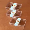 Caja de embalaje caja de camarón grande pepino de mar transparente calamar carne de almeja mariscos productos secos vieira seca abulón de plástico camarón seco almeja pvc