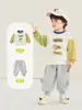 Roupa Infantil Panda Kaka Roupas de Outono para Meninos Roupas Casuais de Outono para Meninas Roupas Infantis Roupas de Bebê para Primavera e Outono