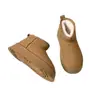 Botas de Nieve para Mujer de Tallas Pequeñas, Nuevo Estilo de Invierno 2025 con Forro de Felpa y Suela Engrosada, Mismo Estilo que Mocasines que Aumentan la Altura, Zapatos de Invierno para Mujer con Forro de Felpa