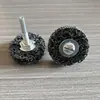 Disco de Lixa Diamantado Preto 3 Polegadas 75mm com Cabo para Polimento de Aço Inoxidável, Metal e Pintura