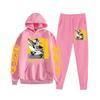 Comercio exterior primavera y otoño suéter con capucha gente de motosierra alrededor código europeo transfronterizo súper ventas suéter estampado sudadera traje de suéter para hombre y mujer