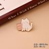 Broche Sanrio Desenho Animado Fofo Kuromi Cinnamon Dog Pacha Dog Distintivo de Metal Acessórios de Bolsa para Roupas Masculinas e Femininas