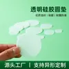 Almofada de Silicone Junta Sólida Redonda Gaxeta Circular Amortecedora de Choque Antiderrapante Almofada Cega Amortecedora de Choque Resistente ao Desgaste Resistente a Altas Temperaturas Junta de Vedação Almofada de Borracha
