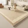 Alfombra de hogar lujosa y de alta calidad para dormitorio y estudio, fácil de mantener, alfombra de mesita de noche, alfombra de sala de estar, tapete para suelo de sofá resistente a la suciedad y al desgaste