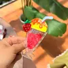 Nuevo Pinza para el Cabello Dulce de Acetato con Forma de Cono de Fresa, Cereza y Chocolate, Tiburón Lindo para Niña