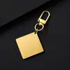 Etiqueta de corte de acero inoxidable más vendida transfronteriza con una pequeña hebilla de puerta, personalizable con grabado, colgante creativo, charm para mochila, pequeño regalo