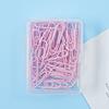 Venta caliente transfronteriza clip para papel de 28 mm clip para papel creativo color macarrón unión metálica suministros de oficina financieros al por mayor