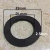 Anel de Silicone de Grau Alimentício Tubo de 4 Pontos Tubo de Entrada de Chuveiro de 6 Pontos Tubo Corrugado Junta Plana Junta de Mangueira Anel de Vedação Não