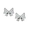 Brincos de Tarraxa com Laço de Zircônia em Liga de Titânio F136, Piercings Labiais com Rosca Interna, Joias de Piercing de Titânio G23, Brincos de Hélice Auricular