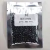 Zircón Negro de 0.8 mm a 3 mm Piedra Suelta Forma Redonda Piedra Preciosa Negra Piedra Suelta Incrustación de Circonita Cúbica Cz