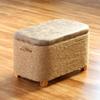 Taburete de Almacenamiento Taburete Bajo Taburete de Sofá Taburete de Almacenamiento Banco de Madera Maciza Taburete de Cama Reposapiés Taburete para Zapatos Taburete para Cambiarse los Zapatos en la Puerta