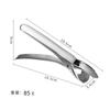 Soporte para platos anti-escaldaduras de acero inoxidable, clip antideslizante, soporte para platos de cocina, gadget de cocina creativo para el hogar, clip Monte Tai