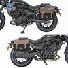 Adecuado para Kawasaki Eliminator 500 Bolsa Lateral Bolsa Lateral Retro Caja Lateral Modificada Bolsa para Casco Portaequipajes de Liberación Rápida con Cerradura Especial