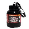 Caja de Proteína en Polvo Embudo Portátil para Proteína en Polvo Caja Dispensadora Botella Portátil para Suplementos de Fitness Polvo para Desarrollar Músculos Batidora Deportiva