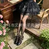 Medias Lolita de Estilo Japonés para Primavera y Verano, Opacas, Estampado Dorado, Patrón de Rosas Vintage, Calcetines Versátiles
