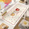 Tapete de Mesa Desenho Animado Fofo, Tapete de Mesa para Proteção Ocular de Estudante, Tapete de Mesa para Computador de Escritório, Toalha de Mesa Especial Impermeável para Estudo e Escrita