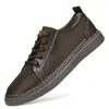 Sapatos Casuais Masculinos Pequenos Tamanho 36 Primavera e Verão 37 Costurados à Mão Tamanho Grande 45 Couro Genuíno 46 Tênis Retrô 47 Respirável 48