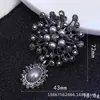 Novo Pingente de Flor de Pérola e Diamante Feito à Mão de Zhuzi Acessórios de Joias para Celular DIY Acessórios para Roupas Saída de Ar do Carro