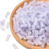 Pulseira de Contas com Esmalte de Bambu Degradê 6x12mm Contas Bicolores com Sensação Antiga Acessórios de Joias Artesanais DIY