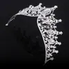 Tocados de joyería para novia transfronterizos accesorios para el cabello de cristal atmosféricos hechos a mano corona barroca retro europea y americana en stock al por mayor