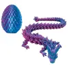 Adornos de Huevo de Dragón de Cristal Impresos en 3D para Venta al por Mayor Transfronteriza, Juguetes Coleccionables, Figuritas de Dragón de Piedra Preciosa, Adornos Pequeños de Dragón Divino, Regalos Coleccionables
