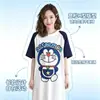 Bata de manga corta para niñas, ropa de casa de estilo coreano con dibujos animados para estudiantes, pijama de verano, vestido largo fino de talla grande fabricante