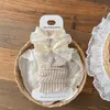 Meias de renda estilo coreano com laço e babados para outono e inverno, aquecedores de panturrilha Lolita para meninas doces, meias finas para alongar as pernas