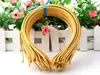 Nueva Diadema Metálica Coreana de 5 mm Accesorios DIY Cinta Tela Diadema Accesorios para el Cabello Materiales Venta al por Mayor
