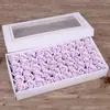 Día de San Valentín Flor Eterna de Tres Capas Flor de Jabón Rosa Venta al por Mayor Flor Artificial Flor de Jabón Cabeza Decoración Caja de Regalo Ramo Regalo