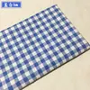 Tejido 100% algodón, material para ropa de cuadros de algodón, blanco y negro, blanco y rojo, patrón de cuadros pequeños, adecuado para camisas y vestidos, venta al por mayor transfronteriza