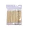 Hisopo de Algodón Afilado de Doble Punta de 10 cm para Tatuaje de Cejas, Blanqueamiento de Cejas con Efecto Neblina, Blanqueamiento de Labios, Hisopo Pequeño de Algodón, Hisopo de Algodón para Maquillaje, Hisopo de Kapok, Hisopo de Belleza Afilado