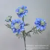 Estilo Ins Flor Artificial de Camomila Simples Pequeno Buquê Fresco Decoração de Mesa de Sala de Estar Decoração de Casa Adereços de Fotografia