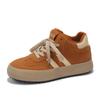 Hong Kong Estilo forrado de lã Casual Alemão Sapatos de Treinamento Feminino Nicho Original Sola Grossa Elevada Sapatos de Board 2025 Novos Sapatos Casuais H1395