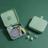 Caja de costura magnética traje bolsa de almacenamiento de hilo de coser doméstico dormitorio de estudiante pequeña aguja de coser a mano hilo de coser herramienta resistente
