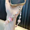 Corrente de Celular Chaveiro Estrela de Cinco Pontas com Contas Corrente Colorida para Pendurar na Mochila Chaveiro de Carro Pequeno Presente Venda por Atacado