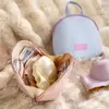 Bolsa de almacenamiento para ropa interior y calcetines, organizador de ropa íntima de viaje, organizador de sujetadores y calcetines, bolsa pequeña portátil tres en uno
