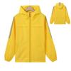 Chamarra Deportiva Reflectante de Manga Larga Bolsillo con Cremallera Ropa de Trabajo para Empresa Actividades Grupales Otoño e Invierno Ropa de Trabajo Rompevientos Personalización