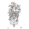 Adesivos de Tatuagem Florais Pequenos para Braço Inteiro e Costas, Geisha Borboleta Flor de Rosa Coloridos Criativos Peculiares Frescos Adesivos de Tatuagem