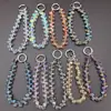 Nuevo Estilo Lujo Ligero Multicolor Estilo Ins Estilo Japonés y Coreano Cristal de Fresa Lágrima Cuentas Colgante Funda de Teléfono Celular Lanyard Colgantes para Llaves