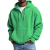 2025 Nuevo Estilo Caliente de Amazon Sudadera con Capucha para Hombre Sudadera con Cremallera de Doble Capucha Estampada en 3D para Hombre--Waffle