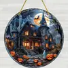 Série de Halloween Transfronteiriça Acrílico Pegador de Sol Artesanato Ornamento Decorativo Pendurado Criativo Disco de Acrílico