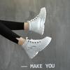 Temu zapatos de algodón nuevos de talla grande transfronterizos casuales con forro de felpa para invierno estilo coreano versátiles zapatos de mujer estación independiente Amazon
