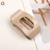 Qi Yue Presilha de Cabelo de Silicone Macio com Diamante Parte de Trás da Cabeça Grampo de Cabelo com Temperamento Alta Aparência Coque Curvo Presilha Tubarão Acessórios de Cabelo Venda por Atacado
