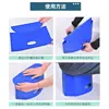 Taburete Plegable de Cartón para Exteriores, Camping, Pesca, Multifuncional, Portátil, Cesta de Mano, Banco Plegable Portátil de Plástico