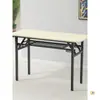 Mesa plegable sencilla, mesa de entrenamiento rectangular, mesa de estudio para exteriores, mesa larga para conferencias, mesa de comedor, mesa IBM